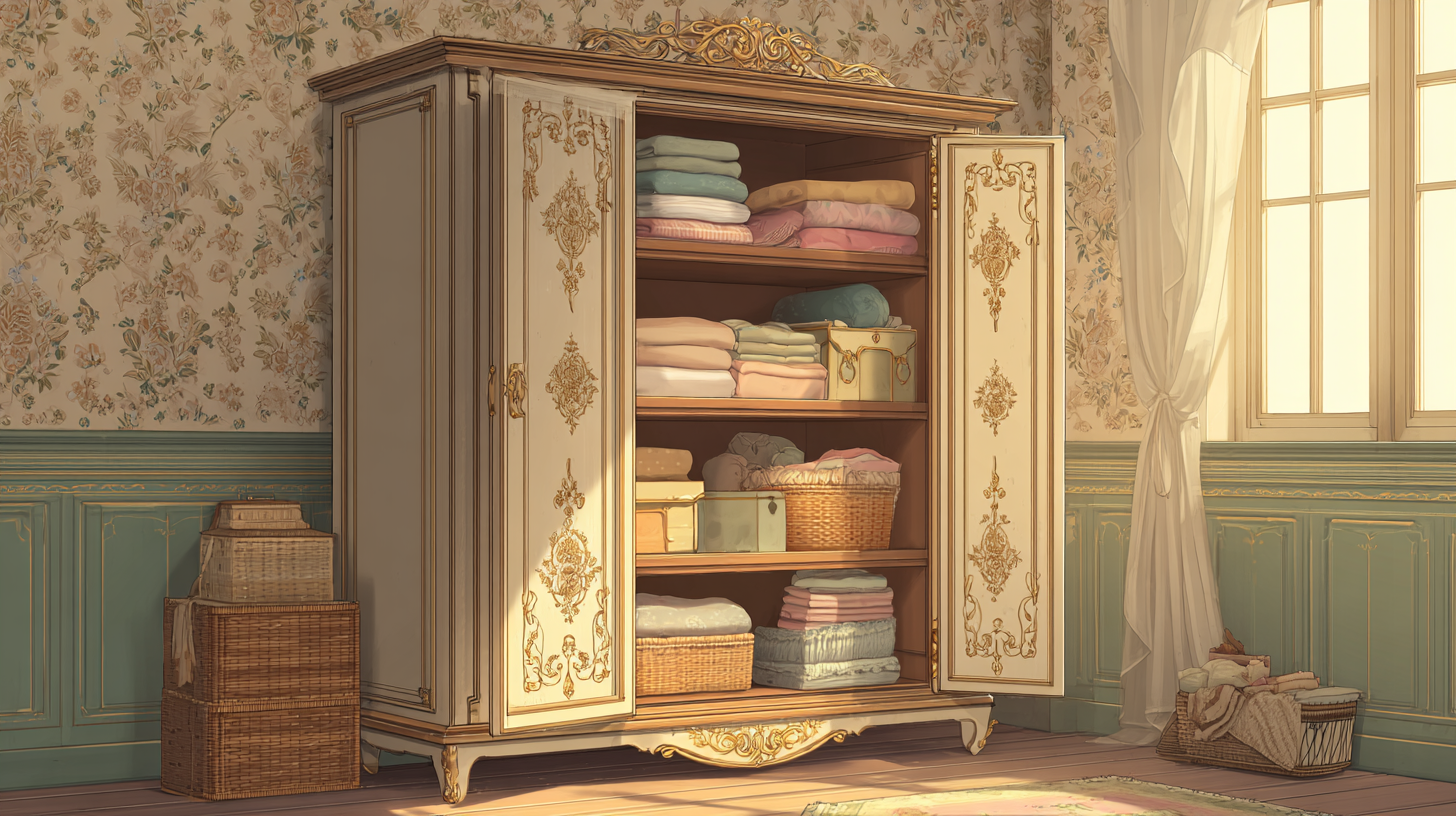 Comment mieux régler l’intérieur d’une armoire ancienne? 