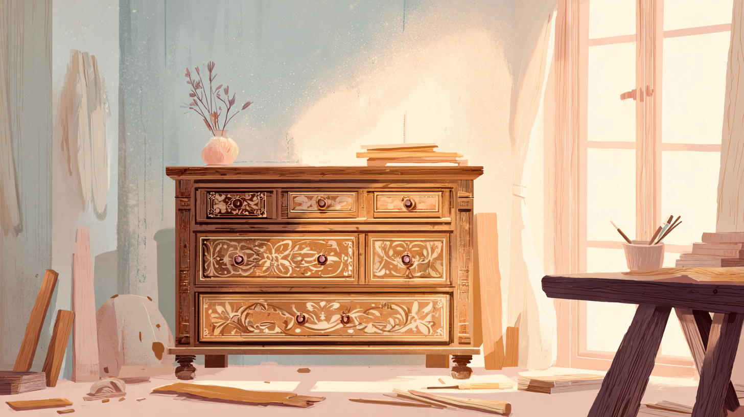 Comment restaurer un meuble ancien sans perdre son cachet? 