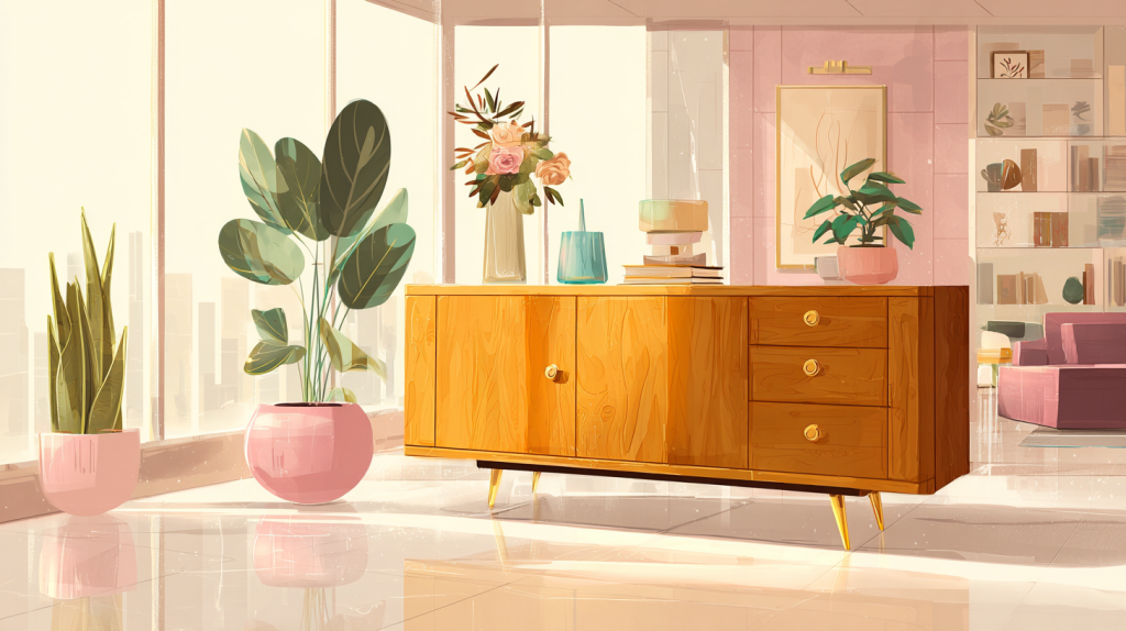 Différence entre commode, enfilade et buffet bas