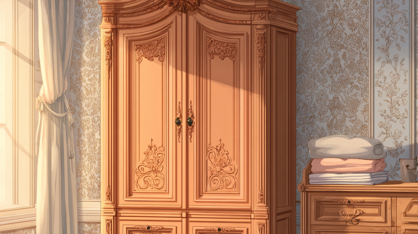 Les éléments qui composent une armoire ancienne