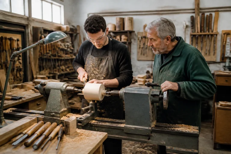 Se former au tournage sur bois : CAP, stages, apprentissage