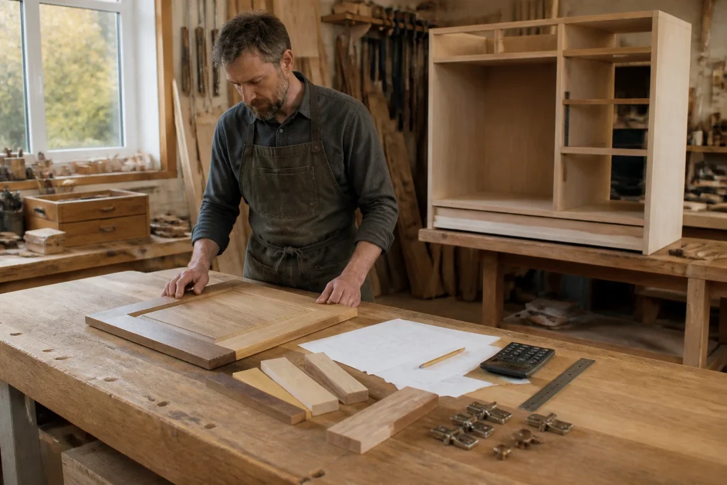 Chiffrer un devis de meuble artisanal